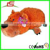 2 in 1 STUFFED TOY GRIZZLY BEAR TURN INTO ALLIGATOR thumbnail-2