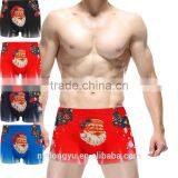 Christmas Cotton g 4 Color Wolf Print Boxer Panties/ Jnld Santa Cotton Boxers Panties Underwear/ Top Quality Underwear