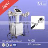 V100 HOT Professional cellulite massager suction with vacuum+RF+roller+infrared+cavitation