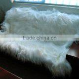 YR605 Genuine Home Textile Real Goat Fur Blanket Customized Sizes thumbnail-3