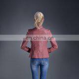 Latest Fashion Wholesale Cheap Women Fashion pu Leather Jacket thumbnail-4