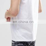 Hip Pop High Quality White Custom Your Logo 100 Cotton T-shirt thumbnail-3