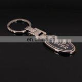 Oval Rotating Metal Keychain Custom Logo Keychain thumbnail-2