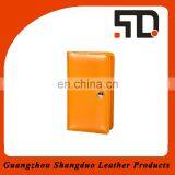 Guangzhou Manufacture High Quality Human Leather Travel Passport Wallet