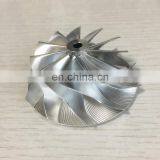 K04 11+0 Blades 48.50/61.00mm High Performance TURBO Billet/milling/aluminum 2618 Compressor Wheel thumbnail-2