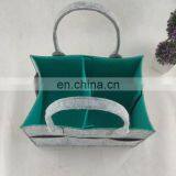 Felt Baby Diaper Caddy Bag Nursery Storage Bag Bin and Car Organizer for Diaper thumbnail-4