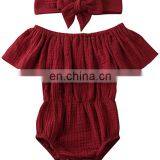 Girl Organic Cotton Playsuit Summer Baby Jumpsuit Romper thumbnail-6