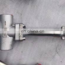 Cryogenic Oxyogen Liquid Used Extension Globe Valve Globe Valves for Water Oil Gas Flanges End LF2 Materials thumbnail-3