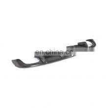 Carbon Fiber Diffuser For Audi A4 S4 B9 KB Style Rear Bumper Diffuser Wet Carbon Fiber Rear Lip for Audi A4 S4 B9 2017 2018 2019 thumbnail-1