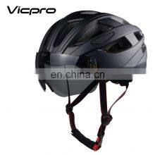 CPSC Approved Helmets for Cycling Electric Scooter Outdoor Sports Safety, Helmet With Magnetic Sunglasses thumbnail-1