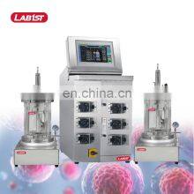 Small Glass Lab Plant Photo Cell Microbiology 5l 10l Benchtop Bench Top Fermentation Fermentor Fermenter Bioreactor