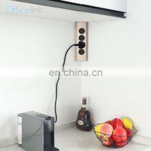 UK Socket for Kitchen Corner With Stainless Steel Frame thumbnail-2
