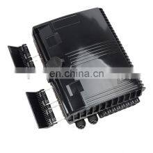 CE 16 Core Outdoor IP 65 FTTH FAT Black Fiber Optical Distribution Nap Box thumbnail-1