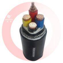 Copper or Aluminum Conductor PVC SWA XLPE Low Voltage Power Cable 4 Core 25mm2 Underground Armored Cable thumbnail-1