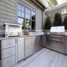 Discontinued Motorized Electric Modular 304 Stainless Steel Wall Kitchen Cabinets Metal Modular thumbnail-4