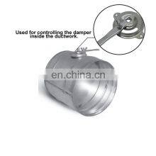 HVAC Accessories Galvanized Steel Air Volume Control Damper Regulator for HVAC thumbnail-2