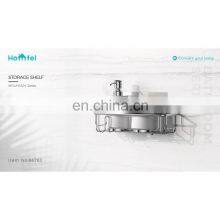 Bathroom Storage Iron Wire Rack Black Electrophoresis Suction PS Box thumbnail-5