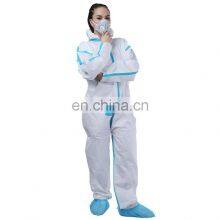 PPE Coverall Suits Microporous White With or Without Tape thumbnail-1