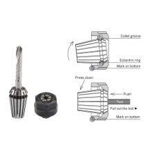 High-precision ER11 Jacket Nut CNC Engraving Machine Spring End Mill Chuck Machine Tool Accessories thumbnail-4