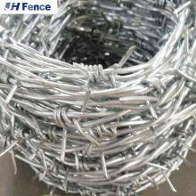 Wholesale BWG 12 14 16 18 Gauge 1000 N Double Strand Wire Fence Galvanized Razor Barbed Wire Coil thumbnail-2