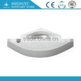 90*90 sector shower tray, 2 layers fiberglass shower base SY-3001