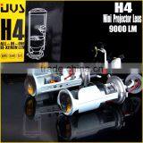 Only 4 Steps! Direct Install! All-in-one H4 Bi-Xenon Projector Lens Headlight, 12V 35W HID H4 4500LM Car Auto Headlight