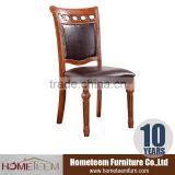 popular design pu leather and wooden dinning chair