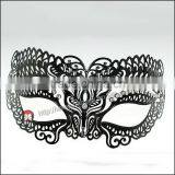 Fast Delivery Small Wholesale Venetian Party Mask, Filigree Metal Party Mask Black Masquerade Metal Party Mask thumbnail-1