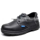 Black Low Cut Rubber Outsole Steel Safety Shoes