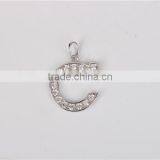 Fashion 925 Sterling Silver 26pcs Letter Alphabet Initial Bling Bling Pendants thumbnail-6