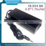 18.5v 4.9a Bullet Laptop Charger Adapter