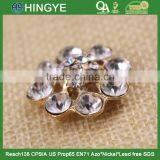 Gold Plating Wholesale Rhinestone Flower Button 15772-1 thumbnail-3