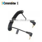 2.5mm Camera Remote Spring Cable for Canon 1C for EOS1100D(Rebel T3)700D(T5i), 650D(T4i), 600D(T3i), 60Da, 60D,70D, 550D(T2i),