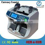 Professional Value Counting Machine/Accurate Money Counter/Smart Bill Counter with UV MG IR for Indian&EUR Market