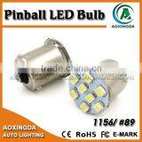 AC/DC 12V 24V Blue Red 1156 #89 Flasher Bulb Fit Most Pinball Machines