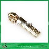Sinicline Gold Plating Technology Metal Zipper Puller Use for Bag,Shoes and Garment thumbnail-1
