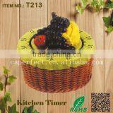 Good Quality Rohs Mechanical Kitchen Grape Shape Timer