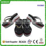 Black Plus White Women Sandals 2016 Summer Heels Wedges Sandals thumbnail-2