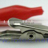 Jumper Wires Alligator Crocodile Roach Test Clip Plastic Handles Crocodile Clips 27mm Red Color I00091