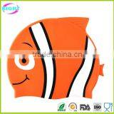 Children Custom Printing Silicone Swim Cap thumbnail-1