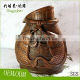 China Folk Art Crafts Collection Bamboo Root Carving thumbnail-1