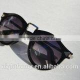 Retro Unisex Helter Skelter Sunglasses With Gold Accents Eyewear Available in Black,White and Tortoise,100% UV Sunglass thumbnail-2