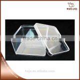 PS Square Plastic Box 9.5x9.5x5.7cm for Storage