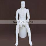 Window Display Sitting Cool Full Body Muscel Men Frock Mannequin Male thumbnail-2