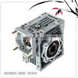 Die Cast Aluminum Alloy NMRV 110 Worm Speed reducer ,Gearbox Matched With Motor with output flange for Industry