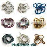 Wholesale 4mm Plating Color Crystal Bicone Beads For Hanging Decoration PB-CB028 thumbnail-1