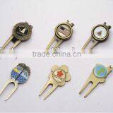 Various Kinds of Golf Divot Pitch Custom Repair Tool Pitch Fork Ball Marker thumbnail-1