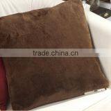 Solid Color Coral Fleece Pillow Case thumbnail-1