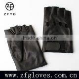 Half Finger High Quality Leather Gloves by Driving