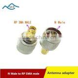 Straight N Male to RP SMA Male Jack 50ohm rf Coax Adapter thumbnail-1